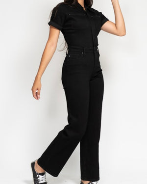 Judy Blue Black Denim Jumpsuit