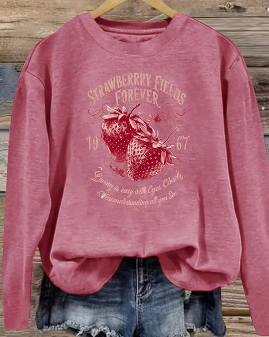 Strawberry Fields Forever Long Sleeve