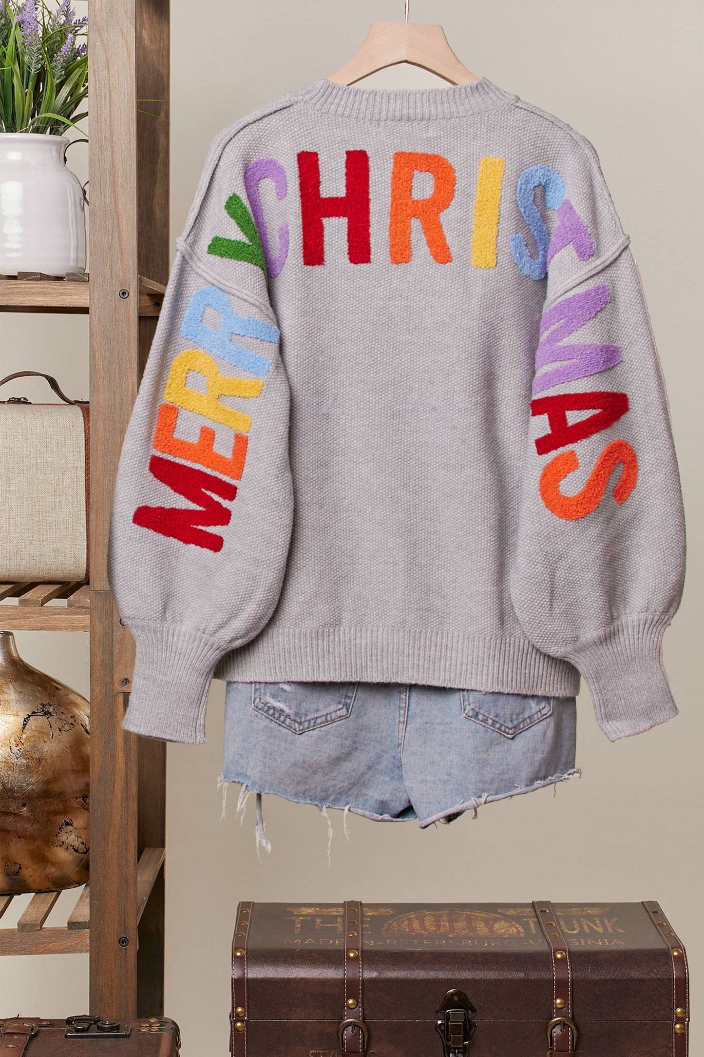 OVERSIZE Christmas Sweater with Lettering
