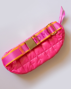 Do More Good Quilted Neon Crossbody Bag