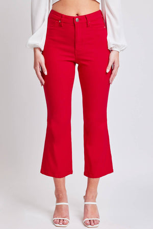 Hyperstretch Cropped Kick Flare Pants