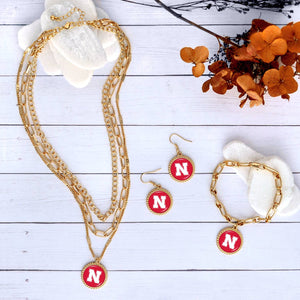 Nebraska Cornhuskers Sydney Necklace