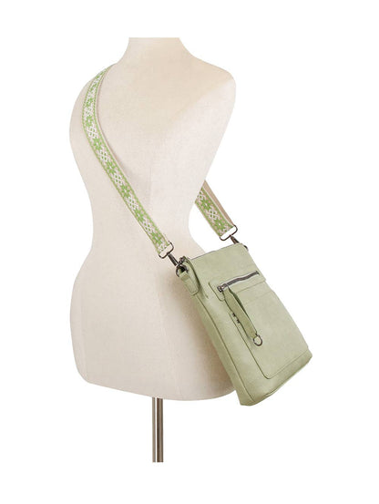 Guitar Strap Zip Crossbody Bag