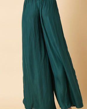 Satin Wide Leg Pants