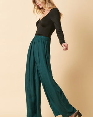 Satin Wide Leg Pants