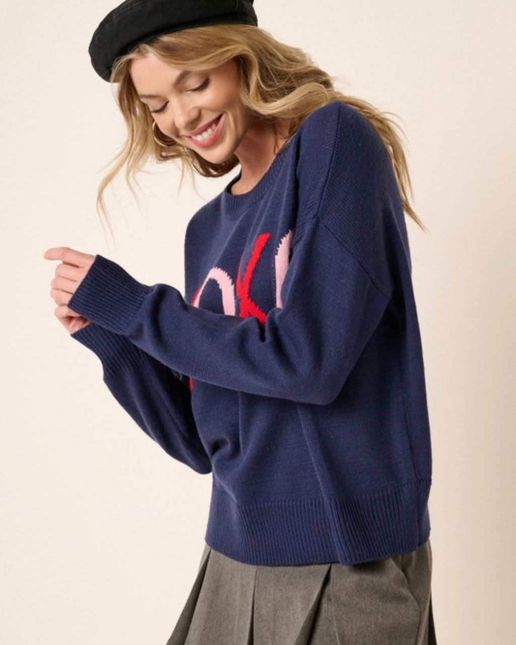 XOXO Letter Sweater