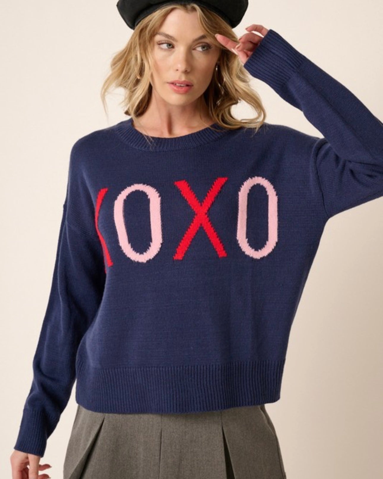 XOXO Letter Sweater
