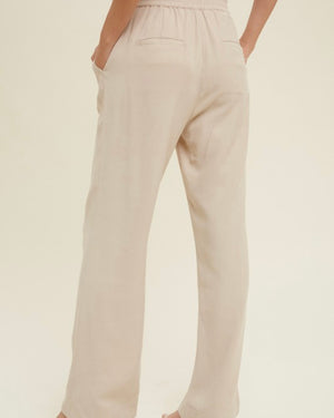 Button-Up Detail with Pockets Pant