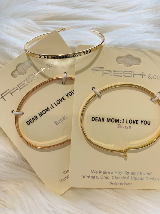 Dear Mom I Love You