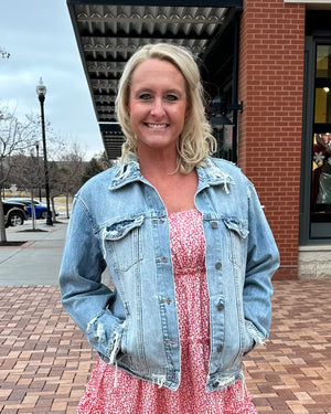 Bandana Repaired Oversized Jacket