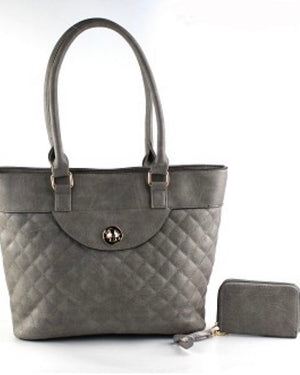 Quilted 2 in 1 Tote